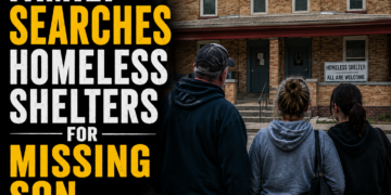 Family searches homeless shelter