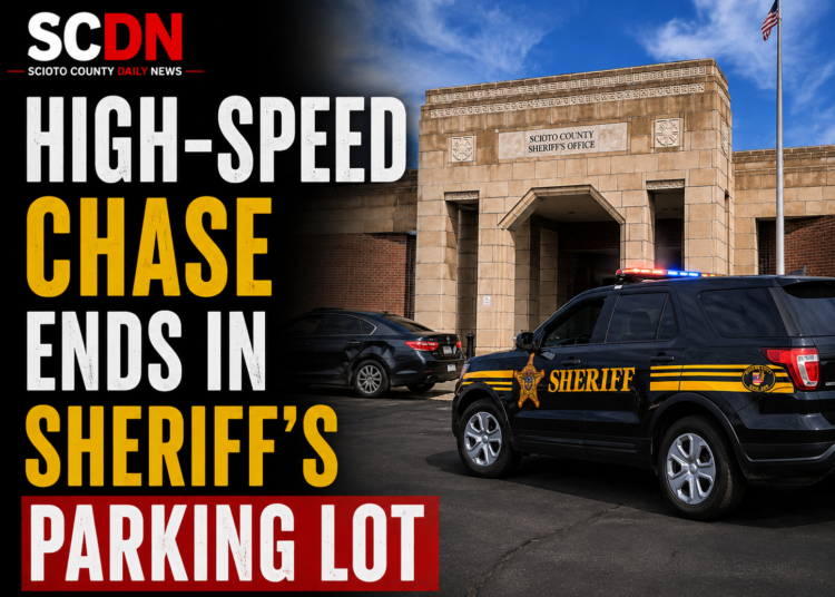 High Speed chase ends in Sheriff's parking lot