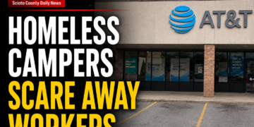 Homeless campers scare workers