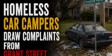 Homeless Campers on Grant Street