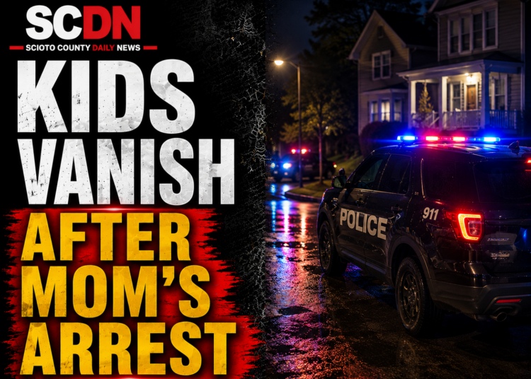 Kids vanish after mom's arrest
