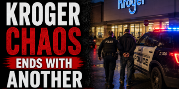 arrest after kroger chaos
