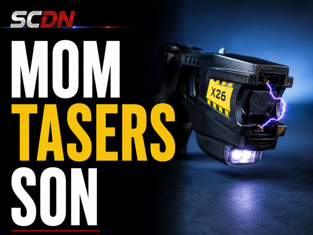 Mom TASERS Son