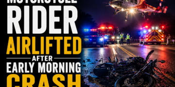 Motorcycle crash