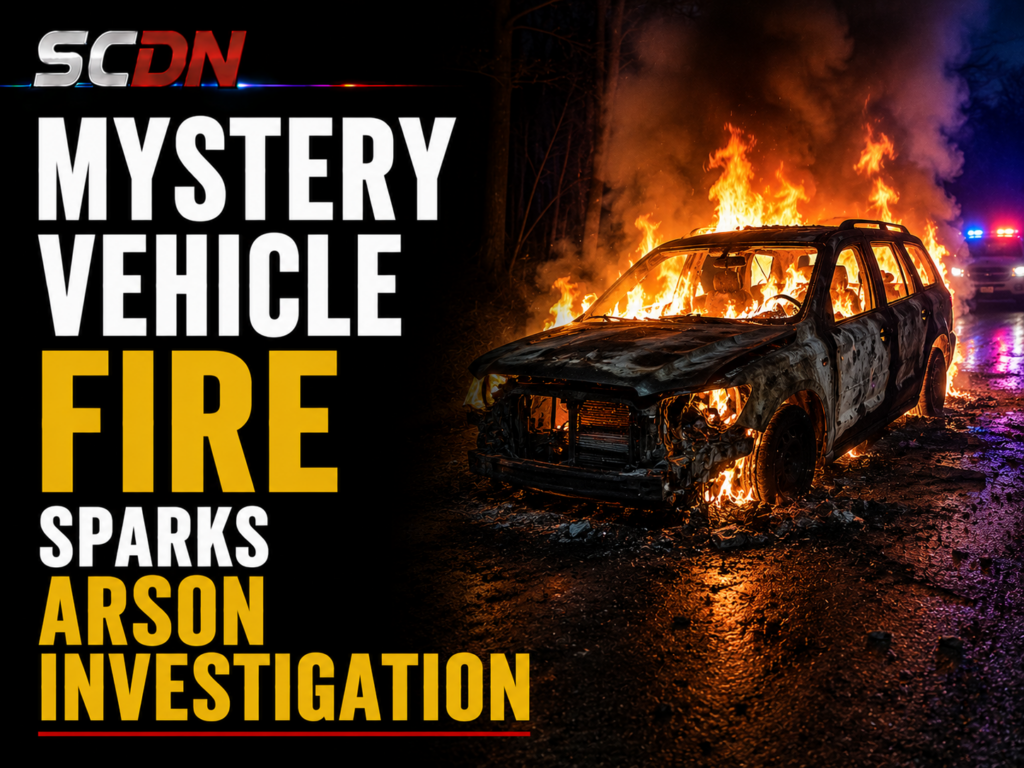 mystery car fire