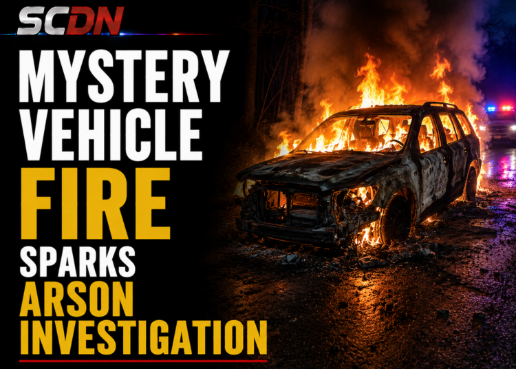 mystery car fire