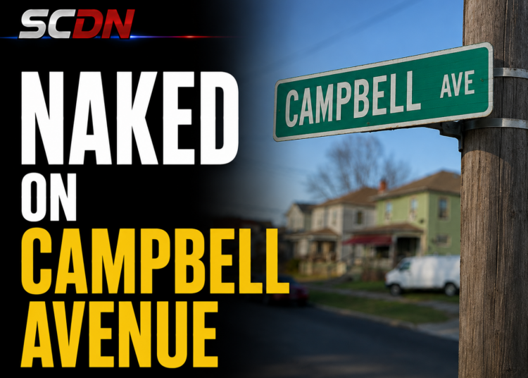 Naked on Campbell Ave