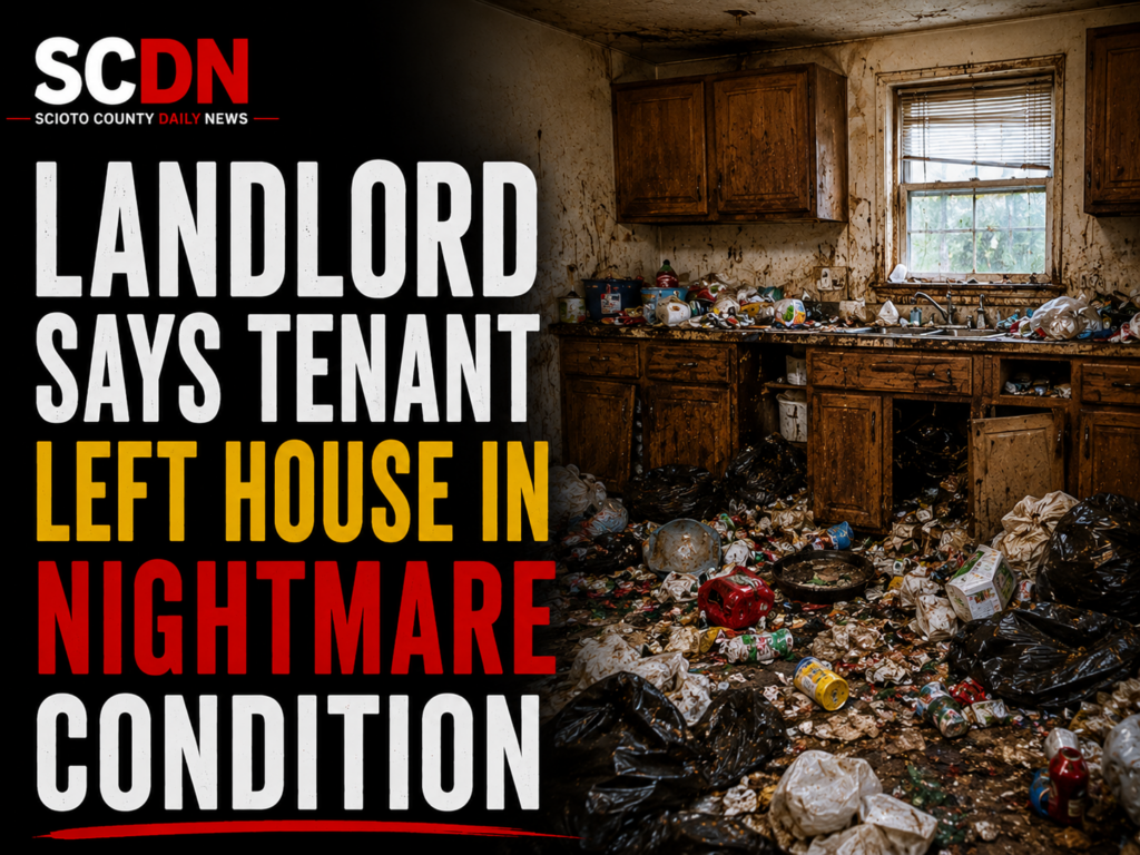 House left in nightmare condition.