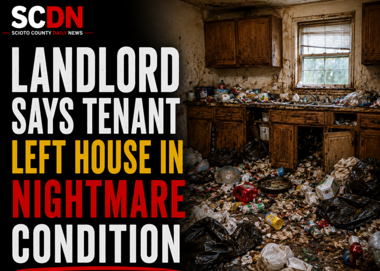 House left in nightmare condition.