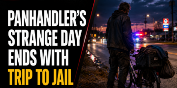 pandhandlers strange day end with jail