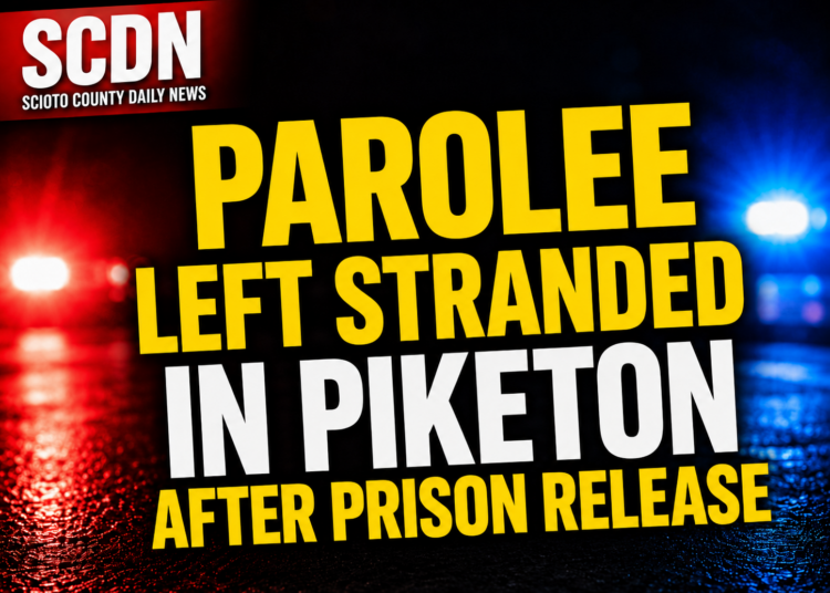 Parolee left stranded in Piketon