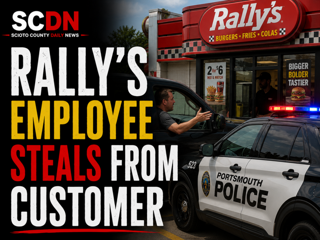 Rally's Employee steals from customer
