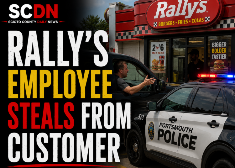 Rally's Employee steals from customer