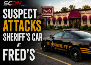 Sheriffs Car attacked at Freds
