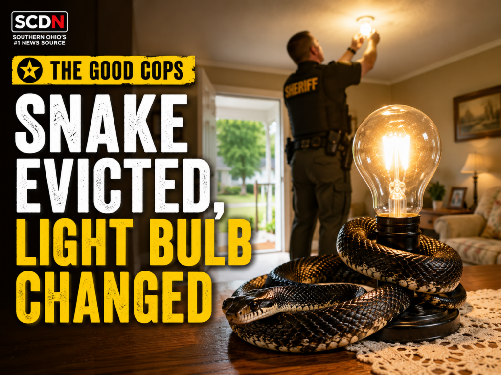 Snake evicted, light bulb changed