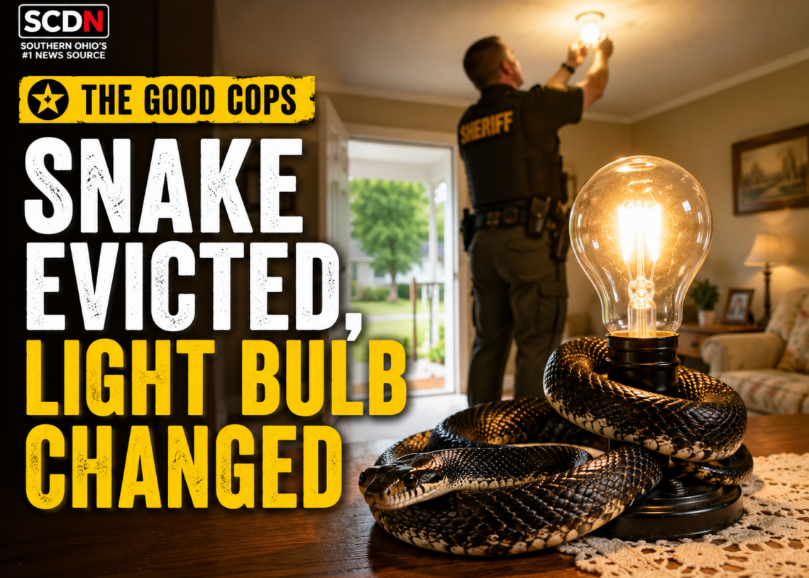 Snake evicted, light bulb changed