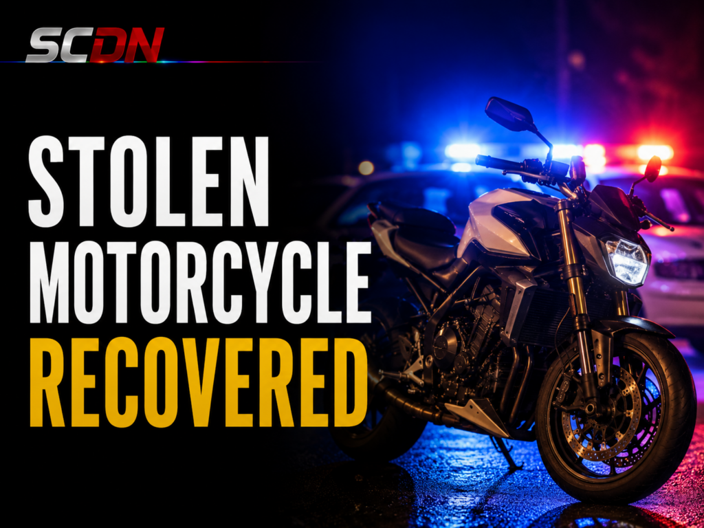 Stolen Motorcycle Recovered
