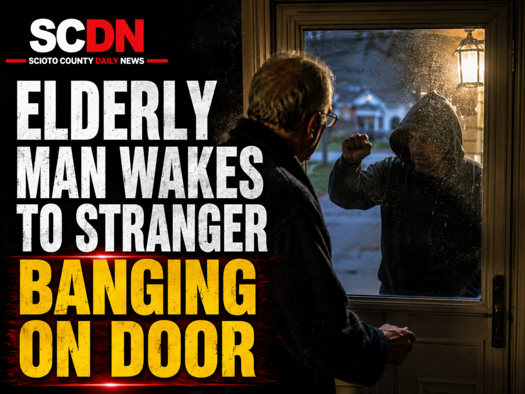 Elderly man reports stranger at the door