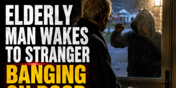 Elderly man reports stranger at the door