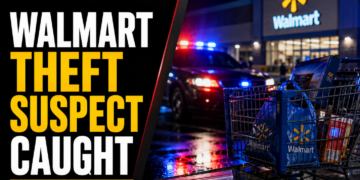 Walmart theft ends with crack arrest