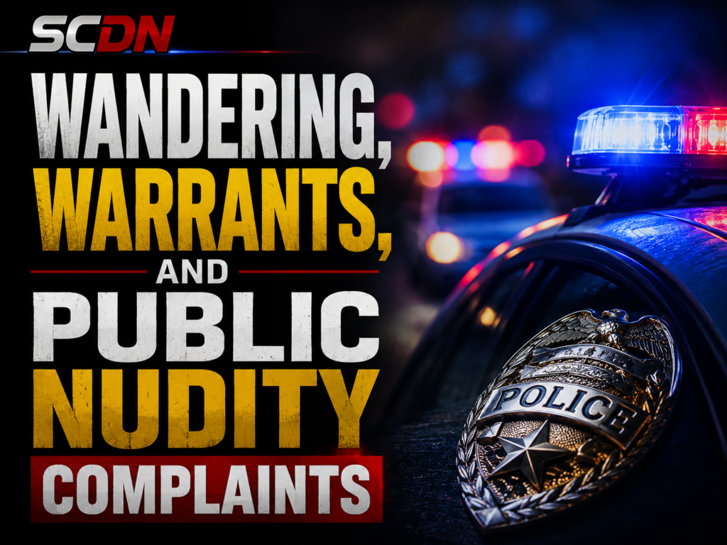 Wandering, warrants & public nudity