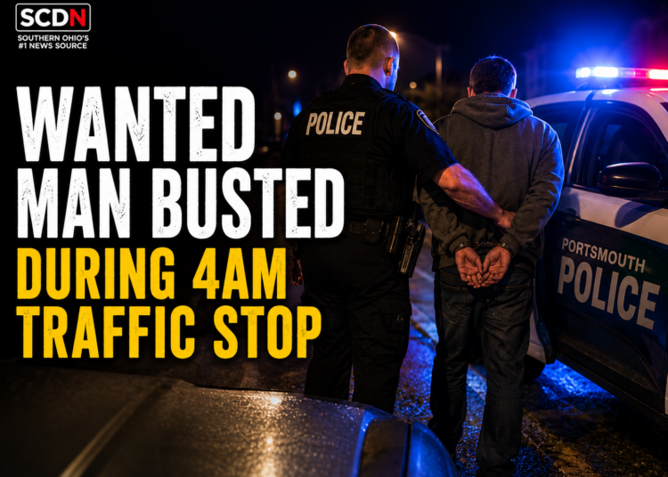 wanted man busted during 4 am traffic stop