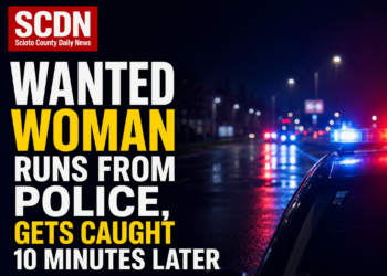 Wanted woman runs from police