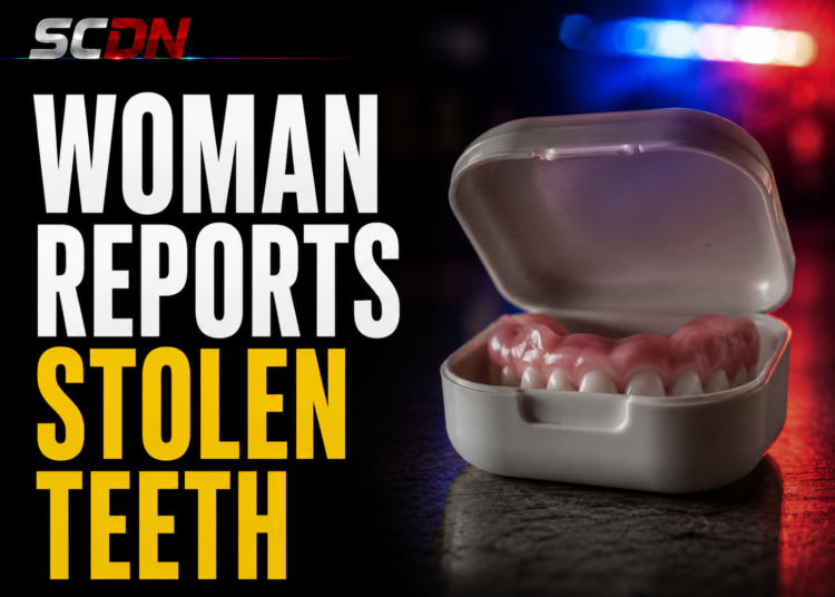 woman reports stolen teeth