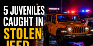5 caught in stolen jeep