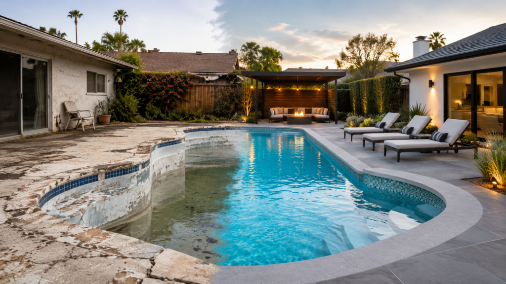 swimming pool surfaces