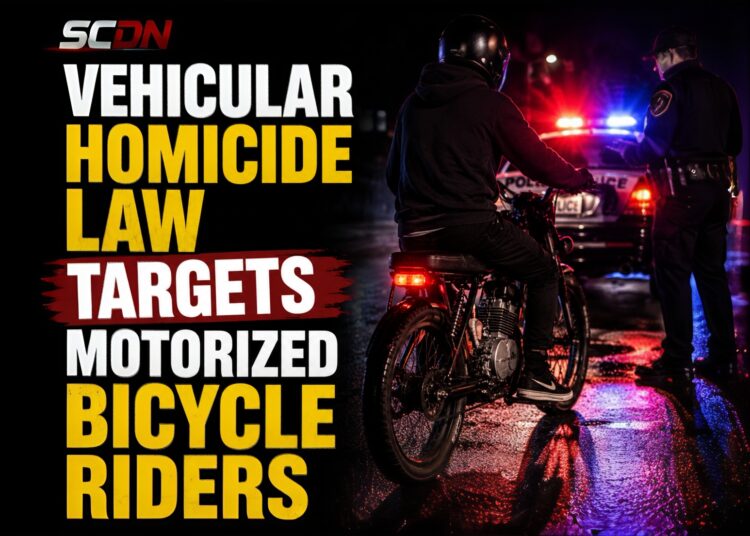 motorized bicycles vehicular homicide
