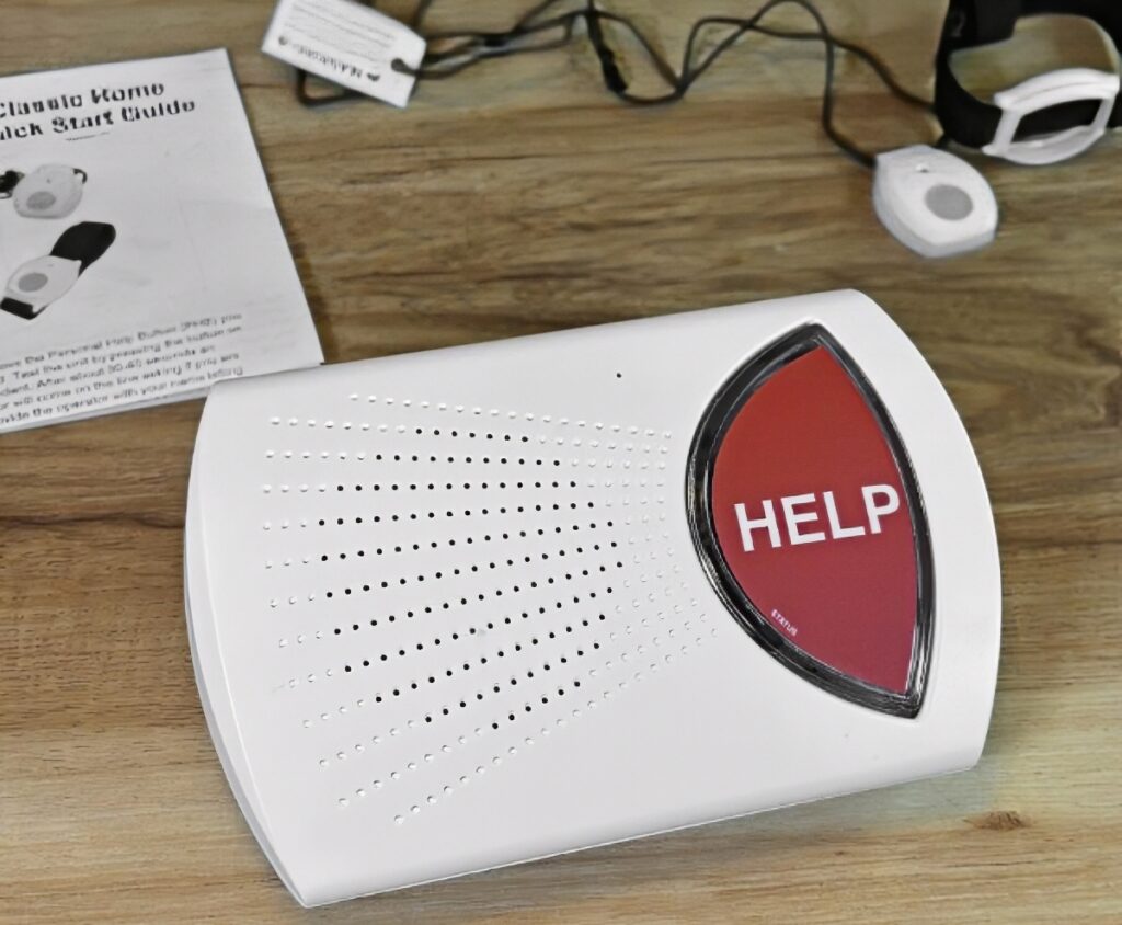 A medical alert classic home full kit for seniors living at home