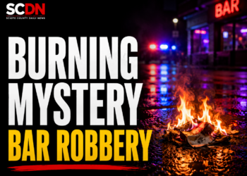 burning mystery and bar robbery