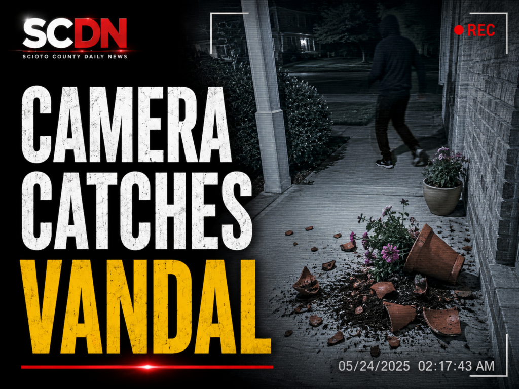 vandal caught on camera