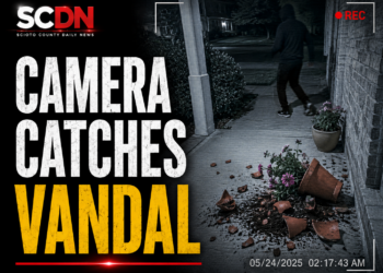 vandal caught on camera