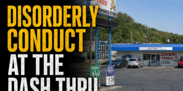 disorderly conduct at dash thru