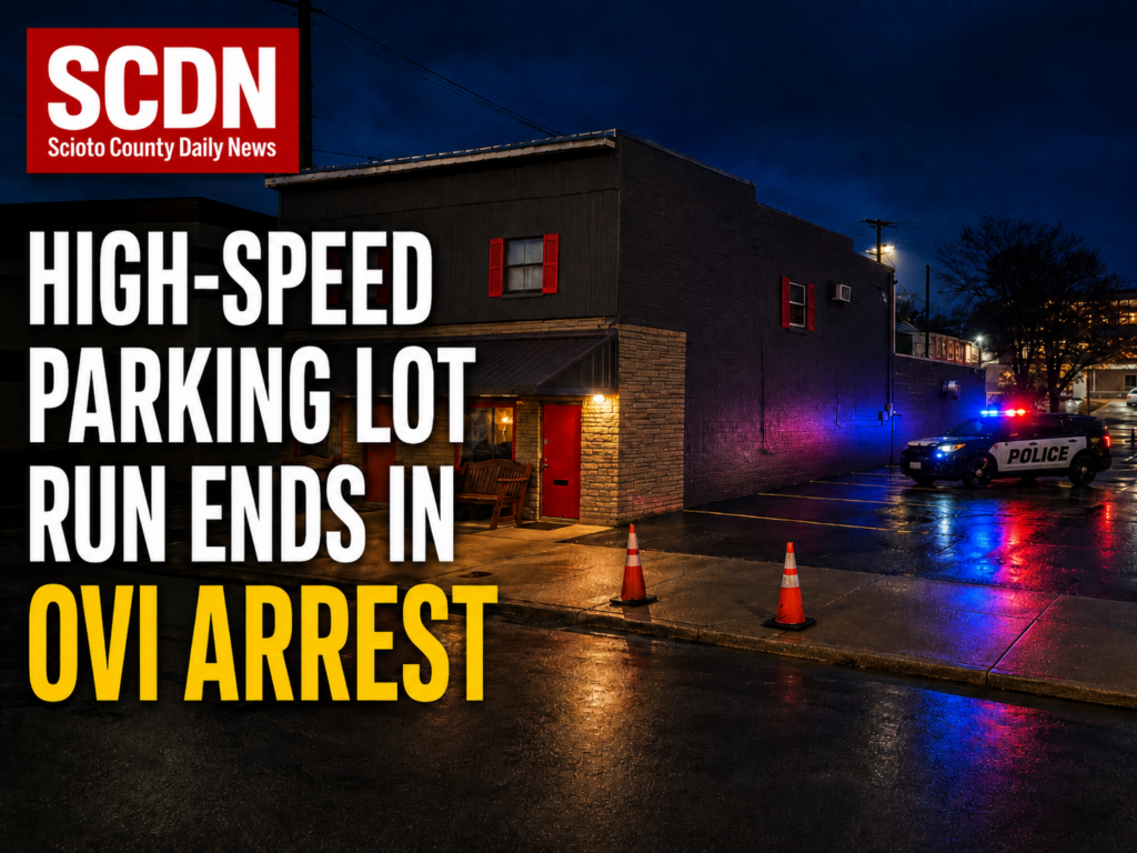 High Speed parking lot chase