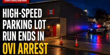 High Speed parking lot chase
