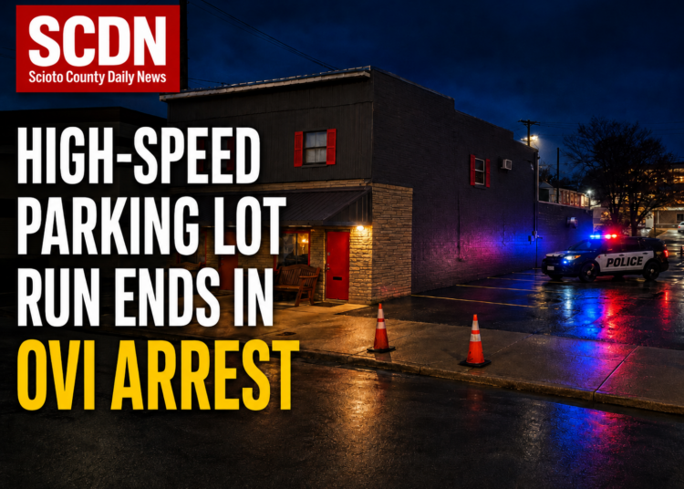 High Speed parking lot chase
