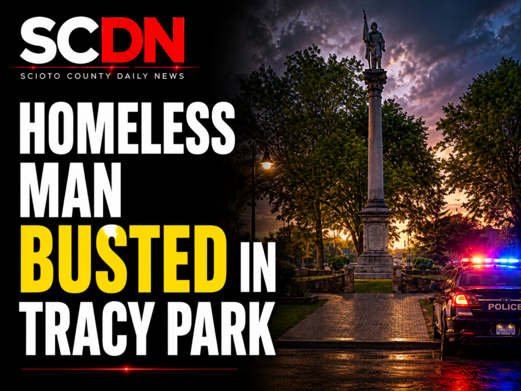 Homeless man busted in Tracy Park
