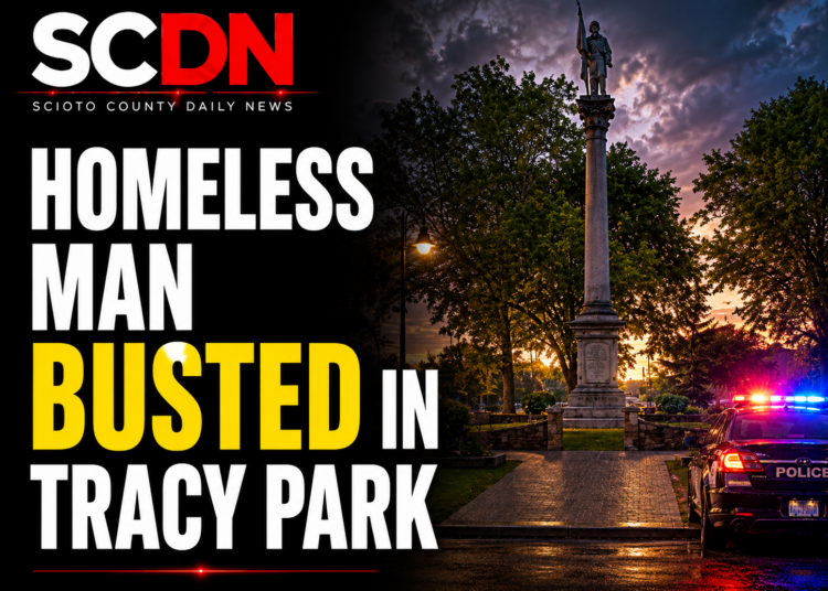 Homeless man busted in Tracy Park