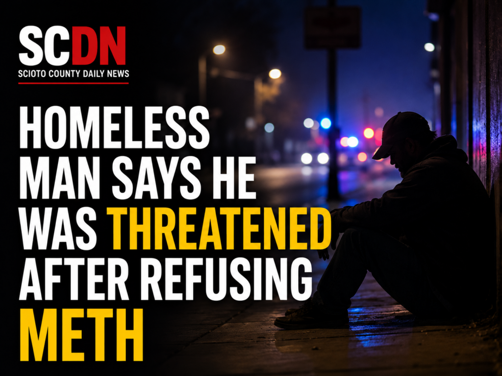 Homeless Man says he was threatened after refusing Meth