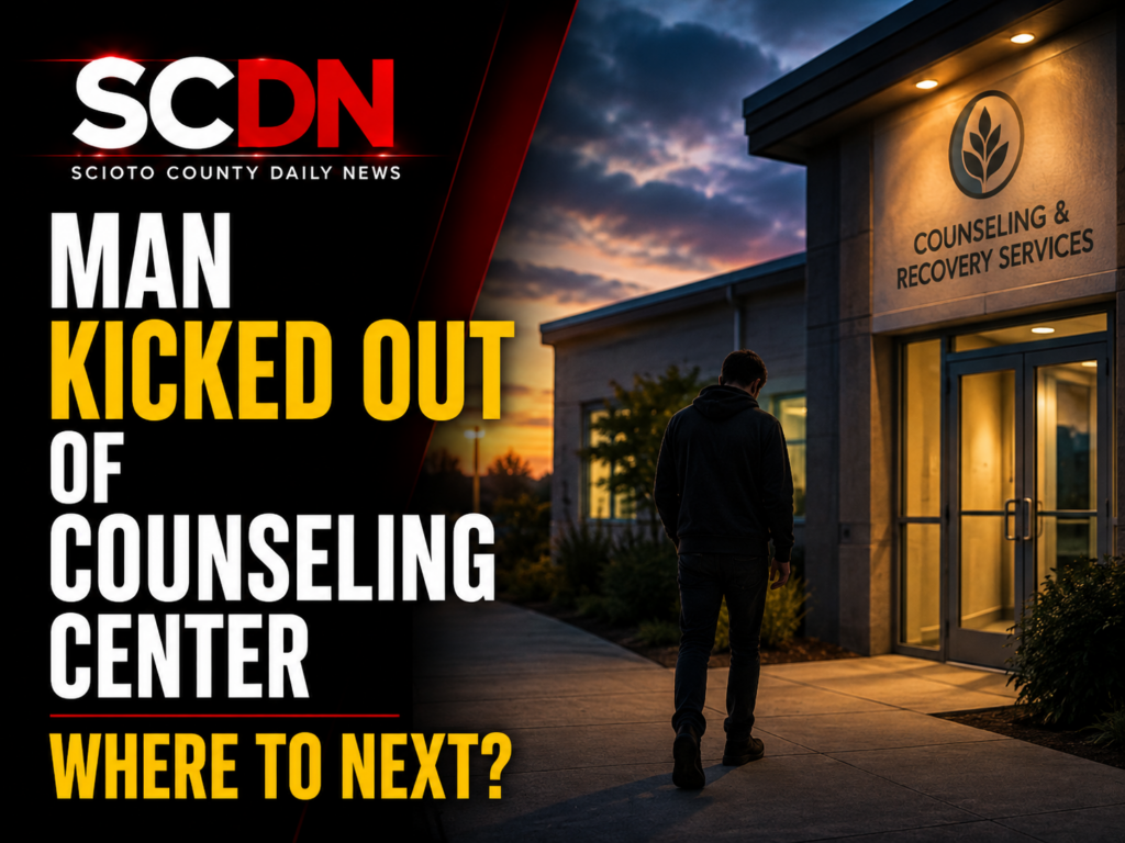 man kicked out of counseling center