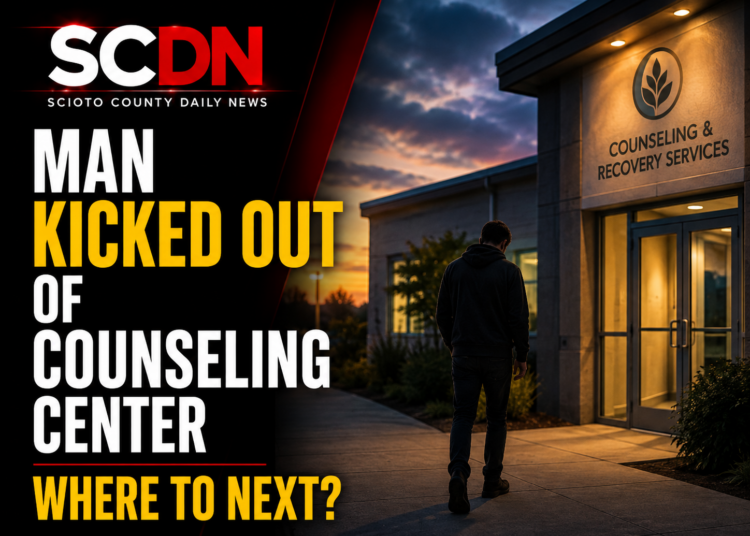 man kicked out of counseling center