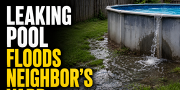 leaking pool