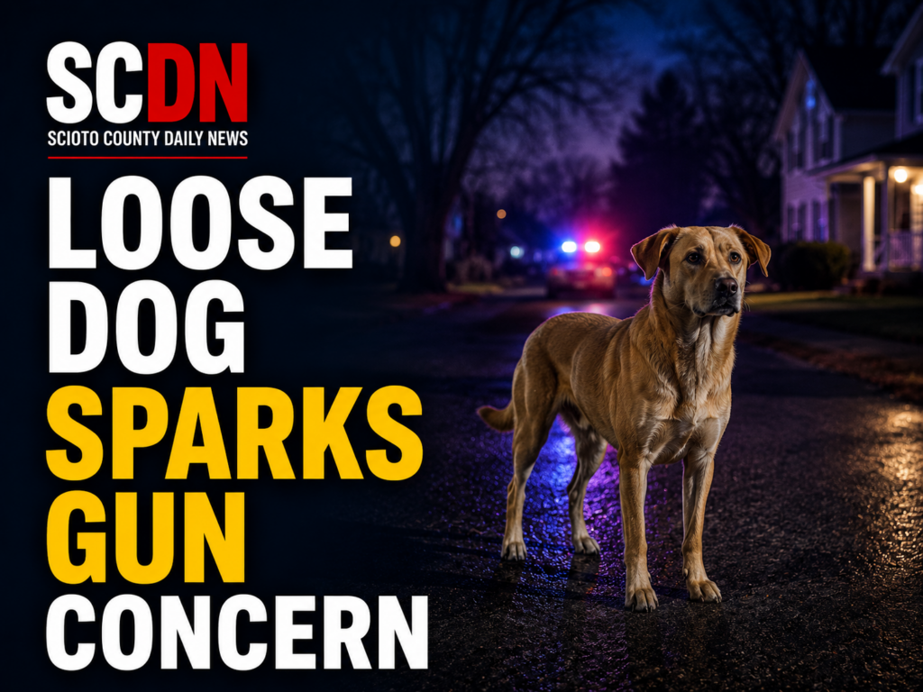 Loose dog sparks gun concern