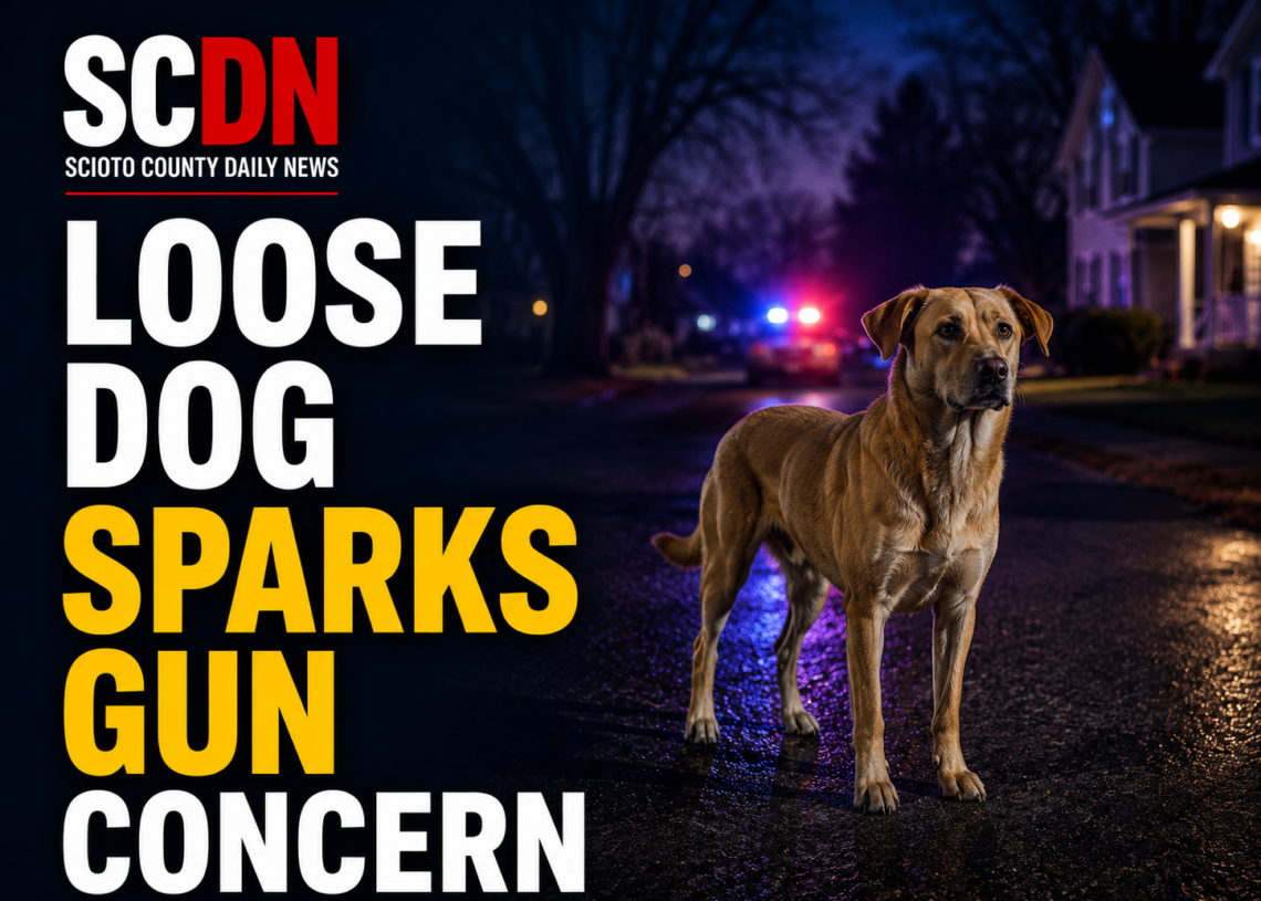 Loose dog sparks gun concern