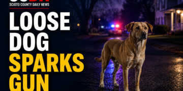 Loose dog sparks gun concern