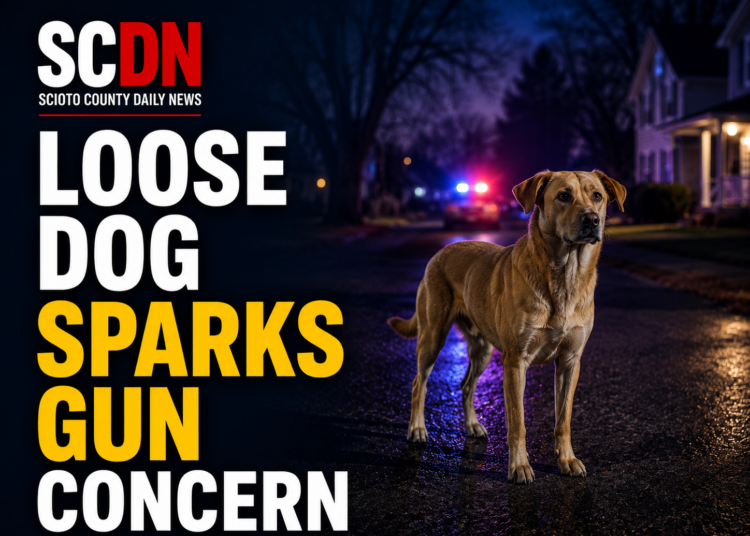 Loose dog sparks gun concern