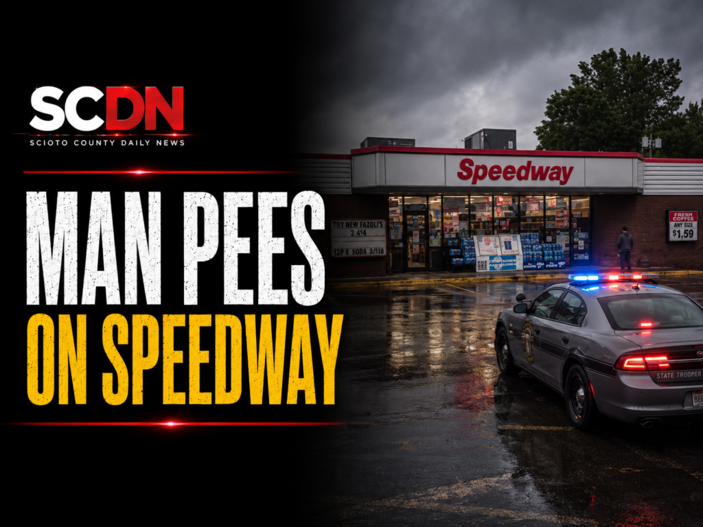 Man Pees on Speedway